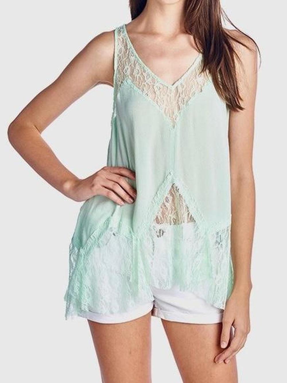 Free People lace Tank